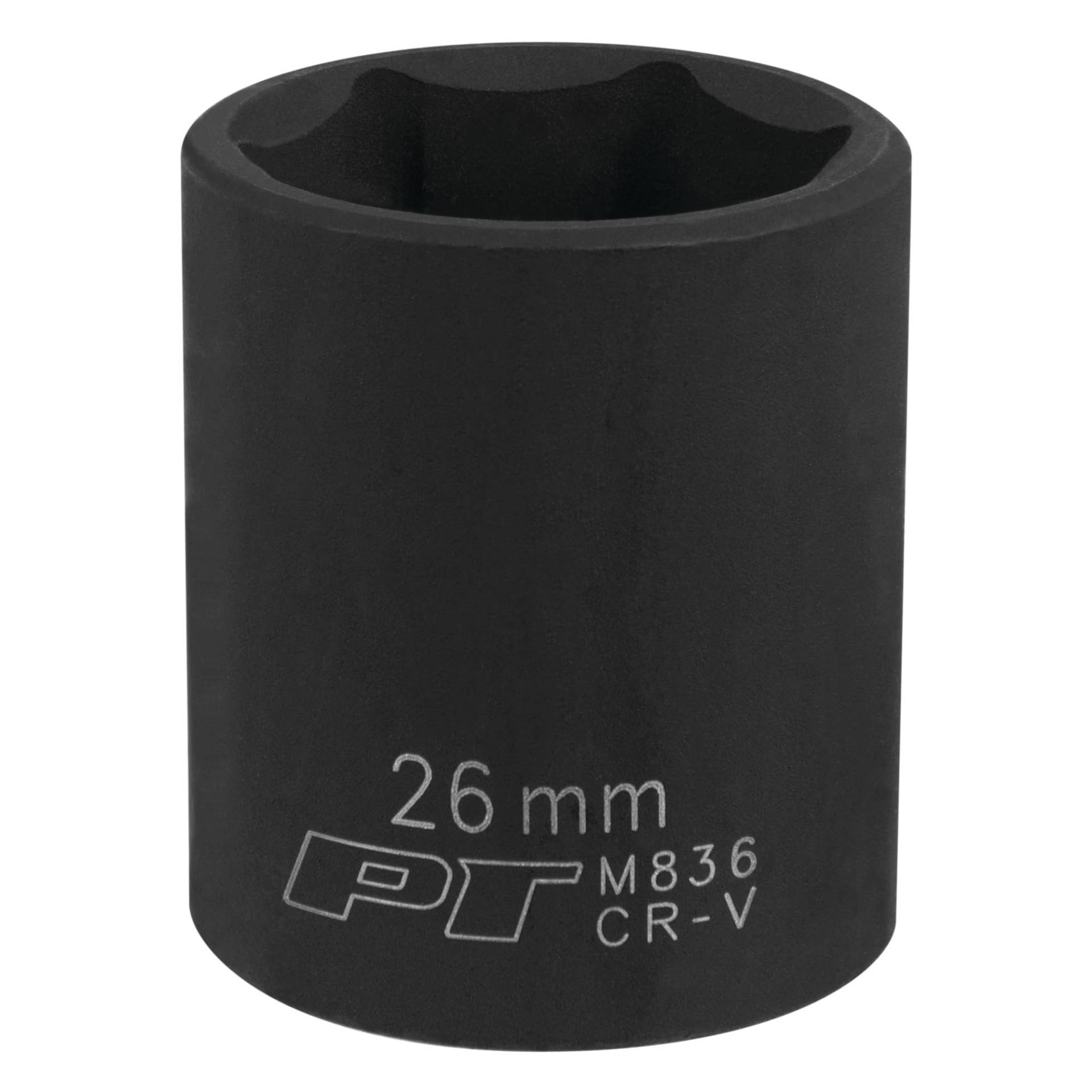 PERFORMANCE TOOL M836 1/2 Dr 26 mm Sechskant-Stecknuss, 1 Stück PERFORMANCE TOOL M836 1/2 Dr 26 mm Sechskant-Stecknuss, 1 Stück von PERFORMANCE TOOL