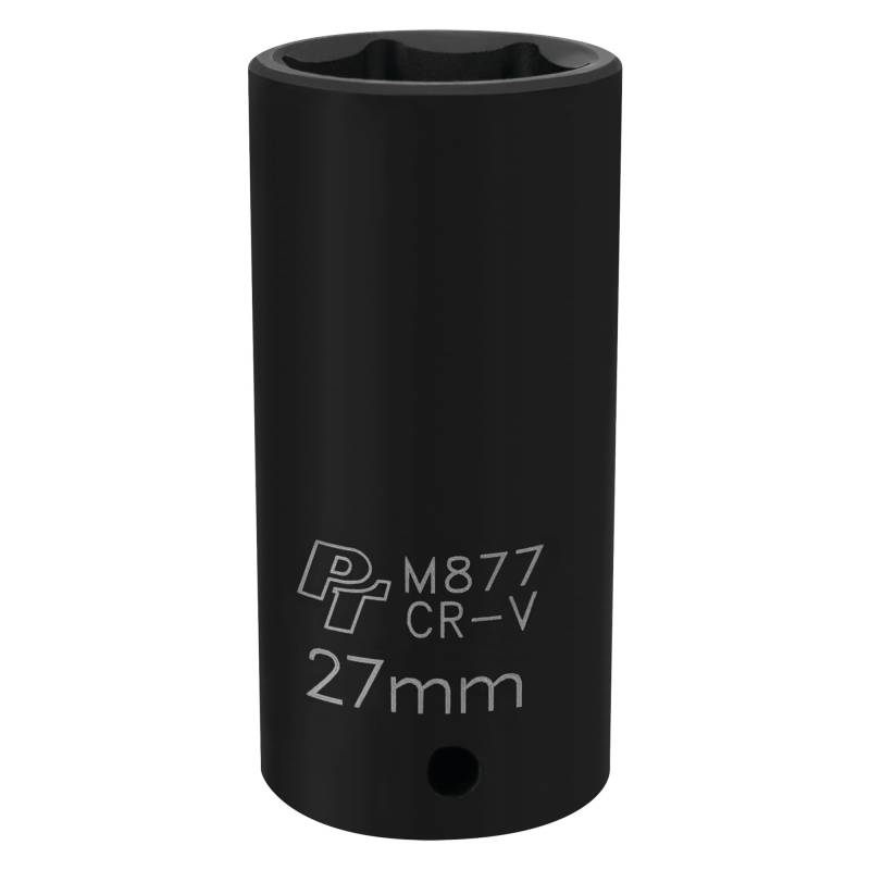PERFORMANCE TOOL M877 1/2-Zoll-Antrieb, 6pt Schlag-Stecknuss, 27 mm von PERFORMANCE TOOL