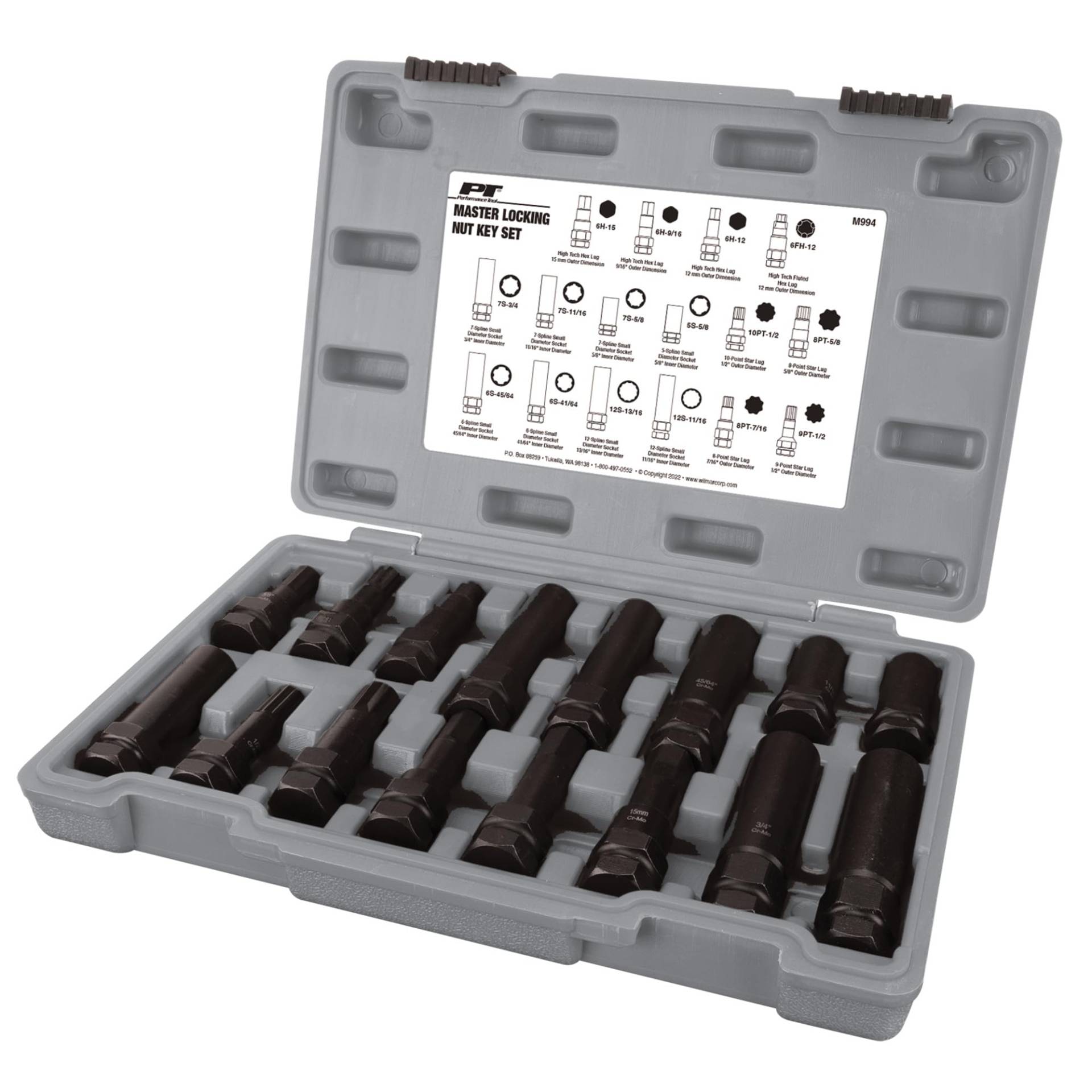 PERFORMANCE TOOL M994 Hauptschlüssel-Set, 16-teilig PERFORMANCE TOOL M994 Hauptschlüssel-Set, 16-teilig von PERFORMANCE TOOL