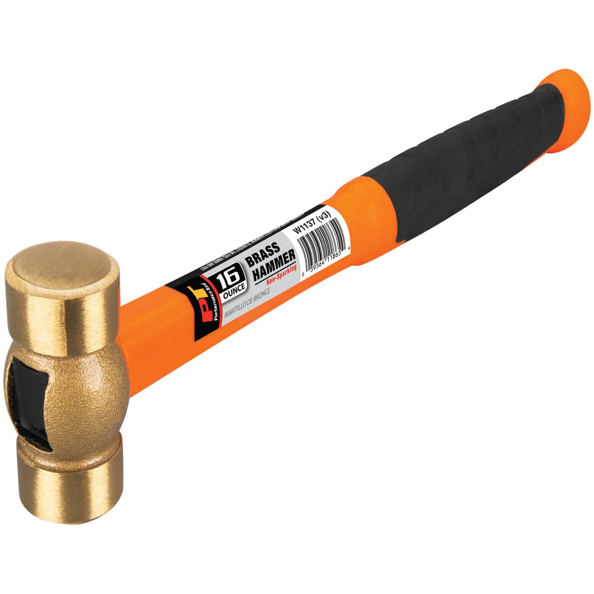 PERFORMANCE TOOL W1137 Solid Brass Hammer, 16 oz von PERFORMANCE TOOL