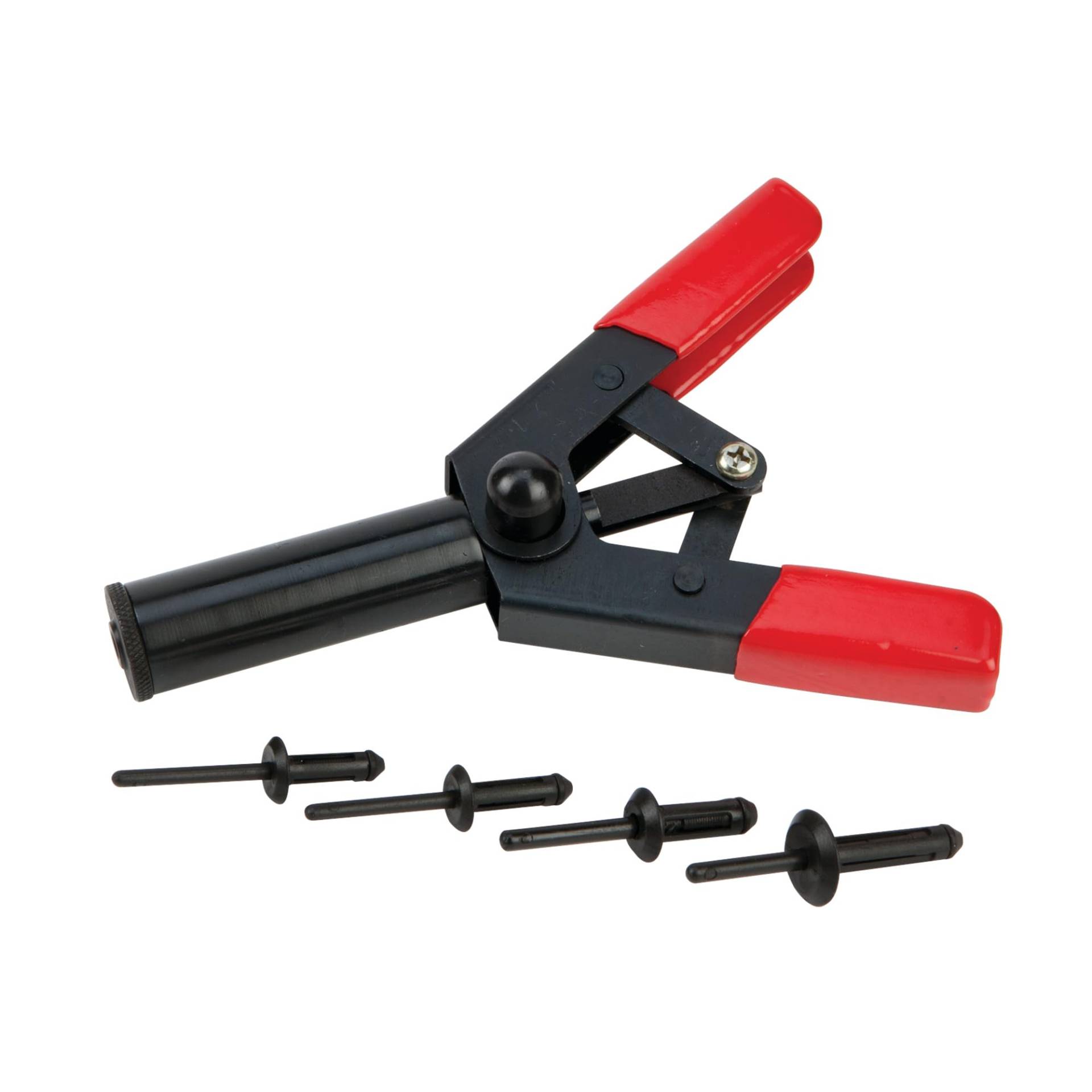 PERFORMANCE TOOL W2005 Einhandnietpistolen-Set mit langem Stiel, Schwarz und Rot, 41-teilig PERFORMANCE TOOL W2005 Einhandnietpistolen-Set mit langem Stiel, Schwarz und Rot, 41-teilig von PERFORMANCE TOOL