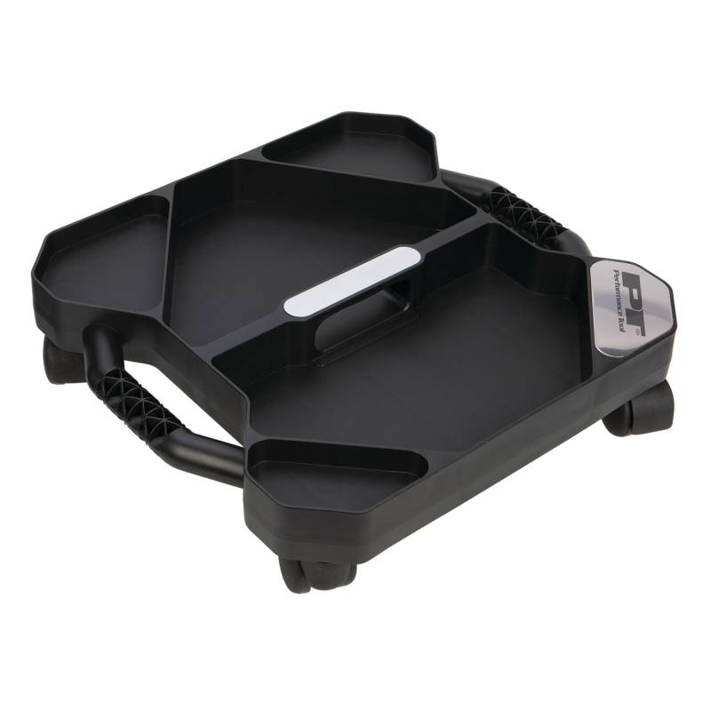 PERFORMANCE TOOL W85032 Werkzeug Creeper Rollcontainer mit 5 Abschnitten für Mechaniker Garage und Werkstattorganisation, schwarz, 43,5 x 40 x 12,1 cm von PERFORMANCE TOOL