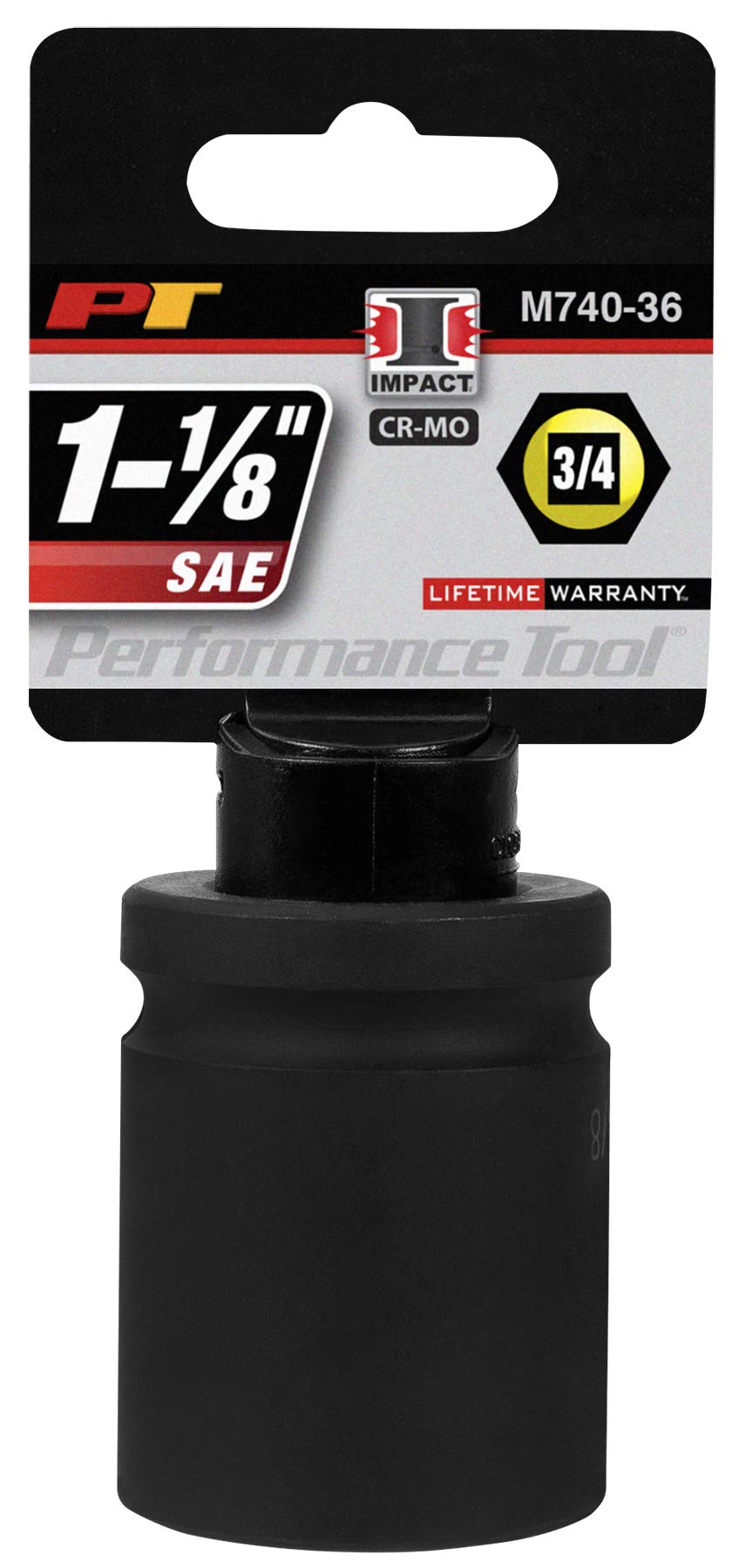 Performance Tool M740-36 3/4-Zoll-Antrieb, 1-1/8-Zoll-Schlag-Stecknuss für schwere Automobilanwendungen Performance Tool M740-36 3/4-Zoll-Antrieb, 1-1/8-Zoll-Schlag-Stecknuss für schwere Automobilanwendungen von PERFORMANCE TOOL