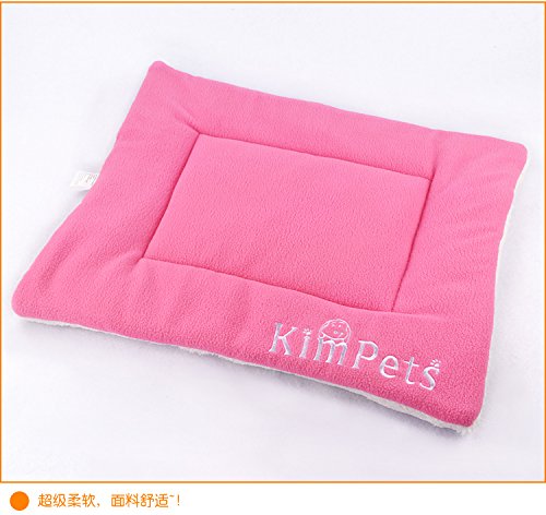 Plüsch-Schlaf-eez Reversible Haustier-Auflage Bett Katze, Klein Medium oder Large Dog-rosa XL # von PETBABA