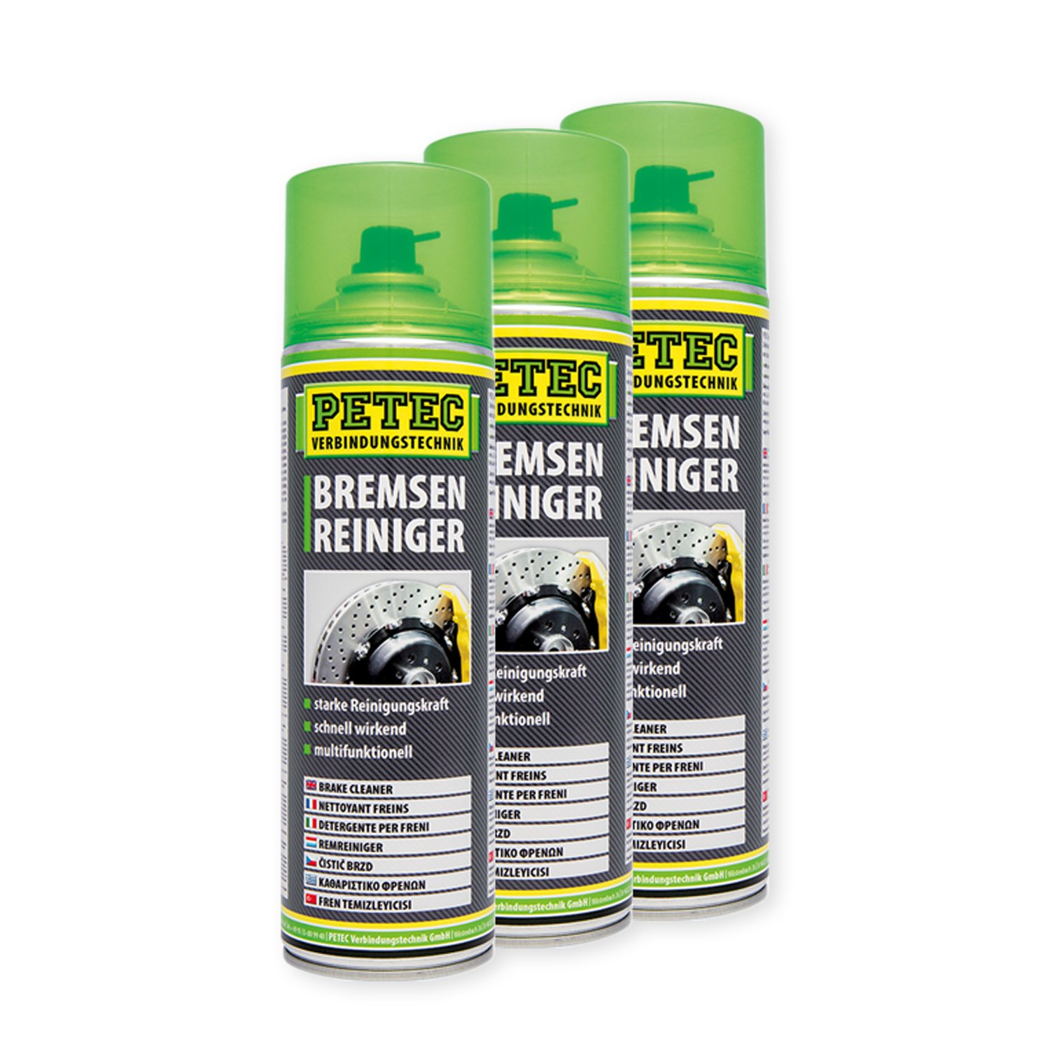 Petec_bundle 3X PETEC BREMSENREINIGER Scheibenbremse Spraydose Entfetten 500 ML 70060 Petec_bundle 3X PETEC BREMSENREINIGER Scheibenbremse Spraydose Entfetten 500 ML 70060 von PETEC