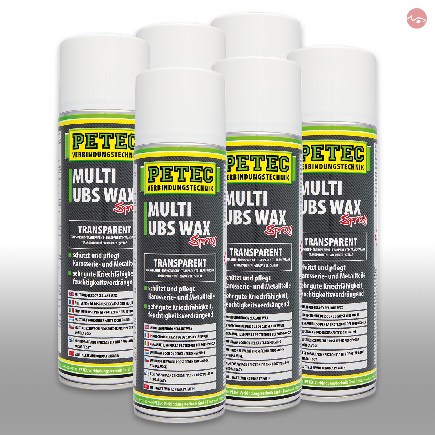 Petec_bundle 6X PETEC Multi UBS -Wax Kautschukbasis Spray Dose TRANSPARENT 500 ML 73450 Petec_bundle 6X PETEC Multi UBS -Wax Kautschukbasis Spray Dose TRANSPARENT 500 ML 73450 von Petec_bundle
