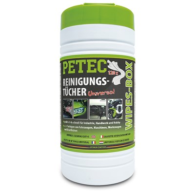 Petec 120 Reinigungstücher - Wipes Box von PETEC