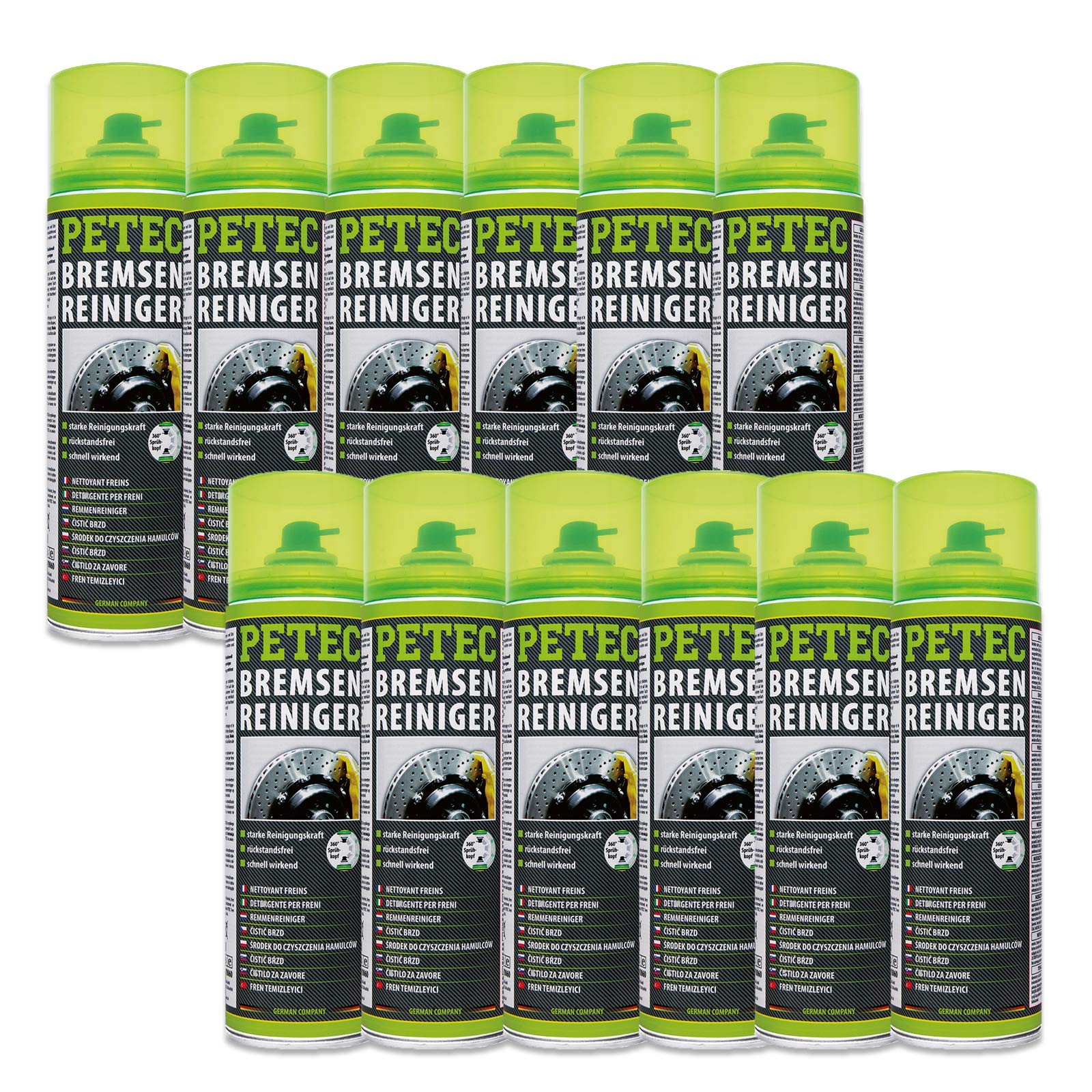 12x 500ml Petec Bremsenreiniger Montagereiniger Entfetter Teilereiniger 70060 12x 500ml Petec Bremsenreiniger Montagereiniger Entfetter Teilereiniger 70060 von PETEC