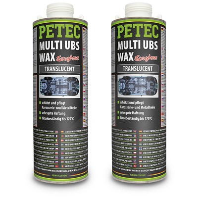 Petec 2x 1 L Multi UBS Wax translucent [Hersteller-Nr. 73410] von PETEC