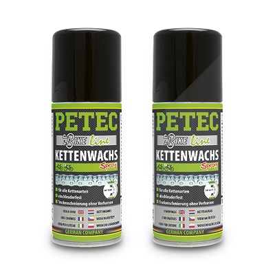Petec 2x 100 ml Kettenwachs Bike Line [Hersteller-Nr. 70520] von PETEC