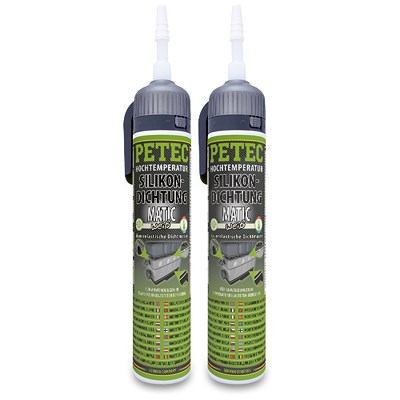 Petec 2x 200 ml Hochtemperatur-Silikondichtung dauerelastisch [Hersteller-Nr. 97920] von PETEC