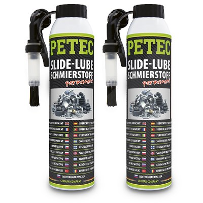 Petec 2x 200 ml SLIDE-LUBE Schmierstoff Permanent [Hersteller-Nr. 94430] von PETEC