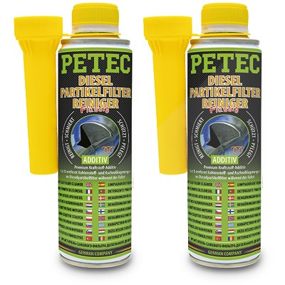 Petec 2x 300 ml Dieselpartikelfilter Reiniger flüssig [Hersteller-Nr. 80550] von PETEC