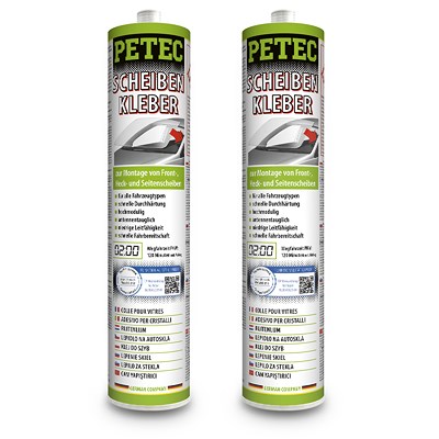 Petec 2x 310 ml Scheibenkleber Kartusche [Hersteller-Nr. 83310] von PETEC