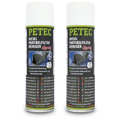Petec 2x 400 ml Dieselpartikelfilterreiniger [Hersteller-Nr. 72550] von PETEC