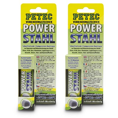 Petec 2x 50 g POWER Stahl [Hersteller-Nr. 97450] von PETEC