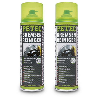 Petec 2x 500 ml Bremsenreiniger Spray [Hersteller-Nr. 70060] von PETEC