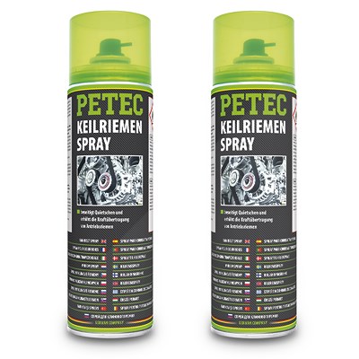 Petec 2x 500 ml Keilriemen Spray [Hersteller-Nr. 70460] von PETEC