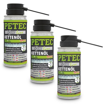 Petec 3x 100 ml Kettenöl Bike Line [Hersteller-Nr. 70530] von PETEC