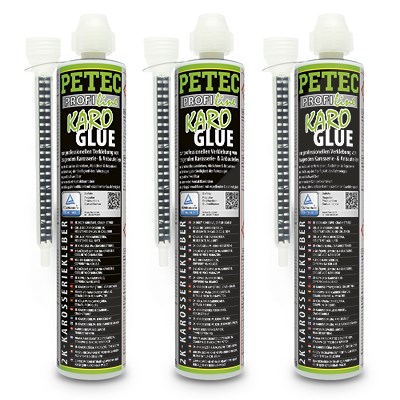 Petec 3x 195 ml Karo-Glue 2K-Karosseriekleber [Hersteller-Nr. 98195] von PETEC