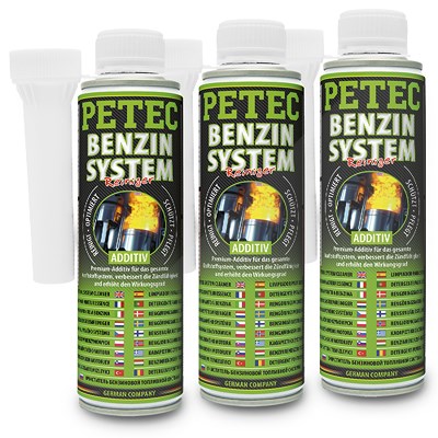 Petec 3x 300 ml Benzinsystemreiniger [Hersteller-Nr. 80750] von PETEC