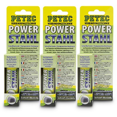 Petec 3x 50 g POWER Stahl [Hersteller-Nr. 97450] von PETEC