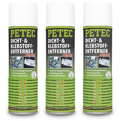 Petec 3x 500 ml Dicht- & Klebstoffentferner [Hersteller-Nr. 82150] von PETEC