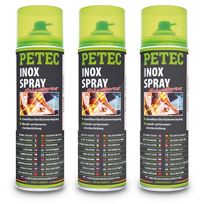 Petec 3x 500 ml INOX Spray [Hersteller-Nr. 70360] von PETEC