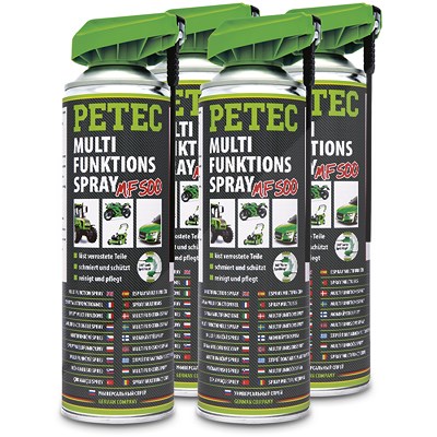 Petec 4x 500 ml Multifunktionsspray von PETEC