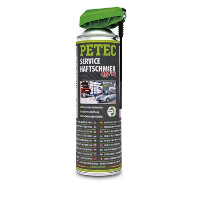 Petec 500 ml Service-Haftschmier-Spray, Transparent von PETEC
