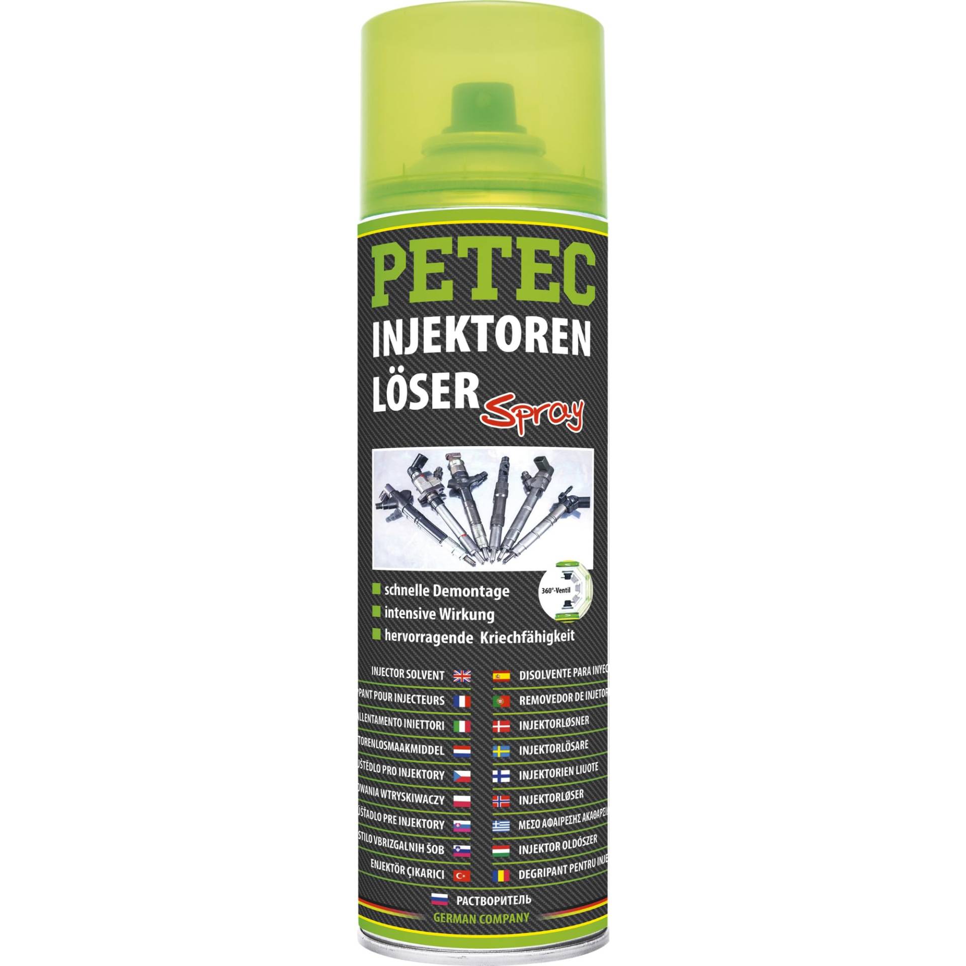 PETEC Injektorenlöser Spray, 500 ml 70160 PETEC Injektorenlöser Spray, 500 ml 70160 von PETEC