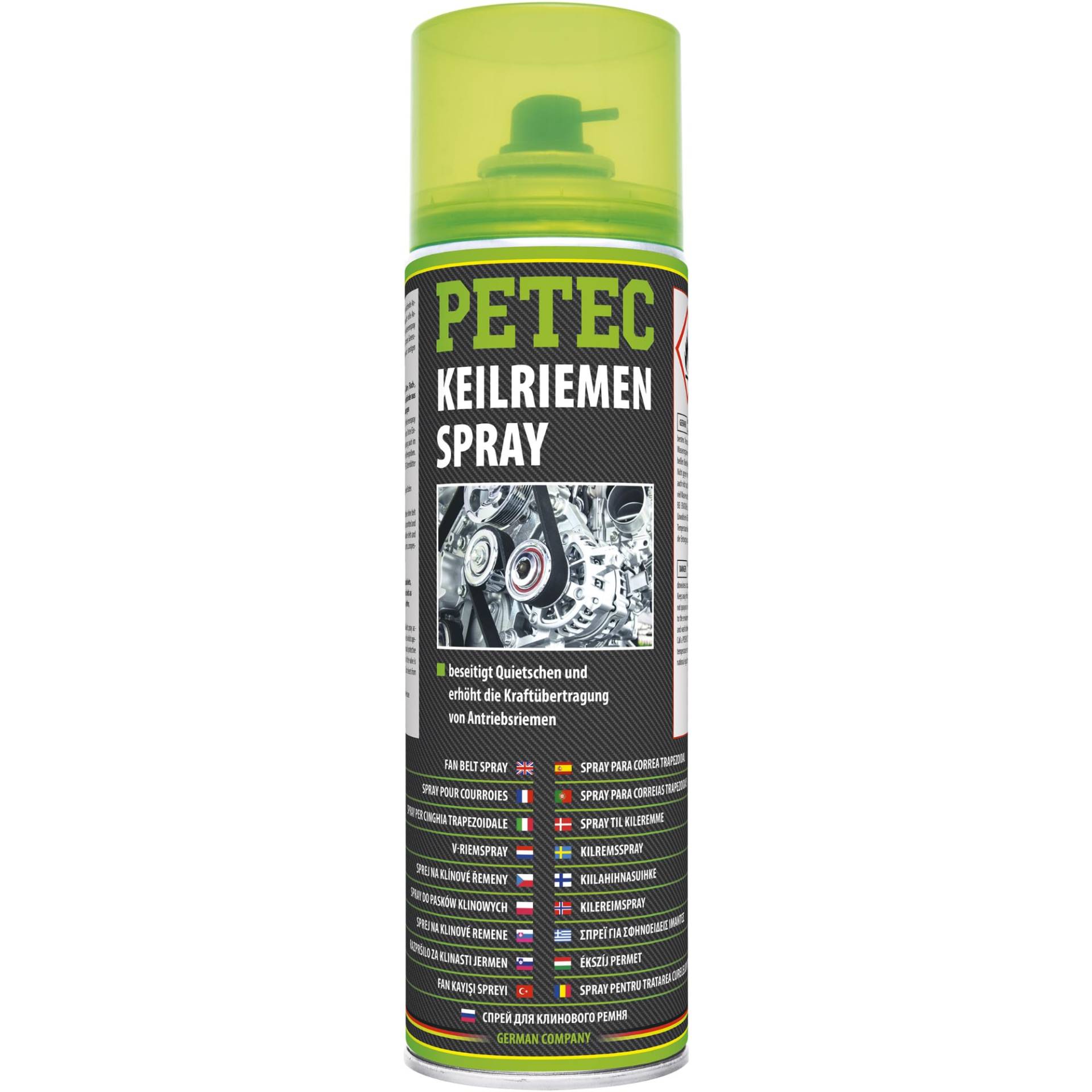 PETEC Keilriemenspray 500 ml transparente Antriebsriemenbeschichtung 70460 PETEC Keilriemenspray 500 ml transparente Antriebsriemenbeschichtung 70460 von PETEC