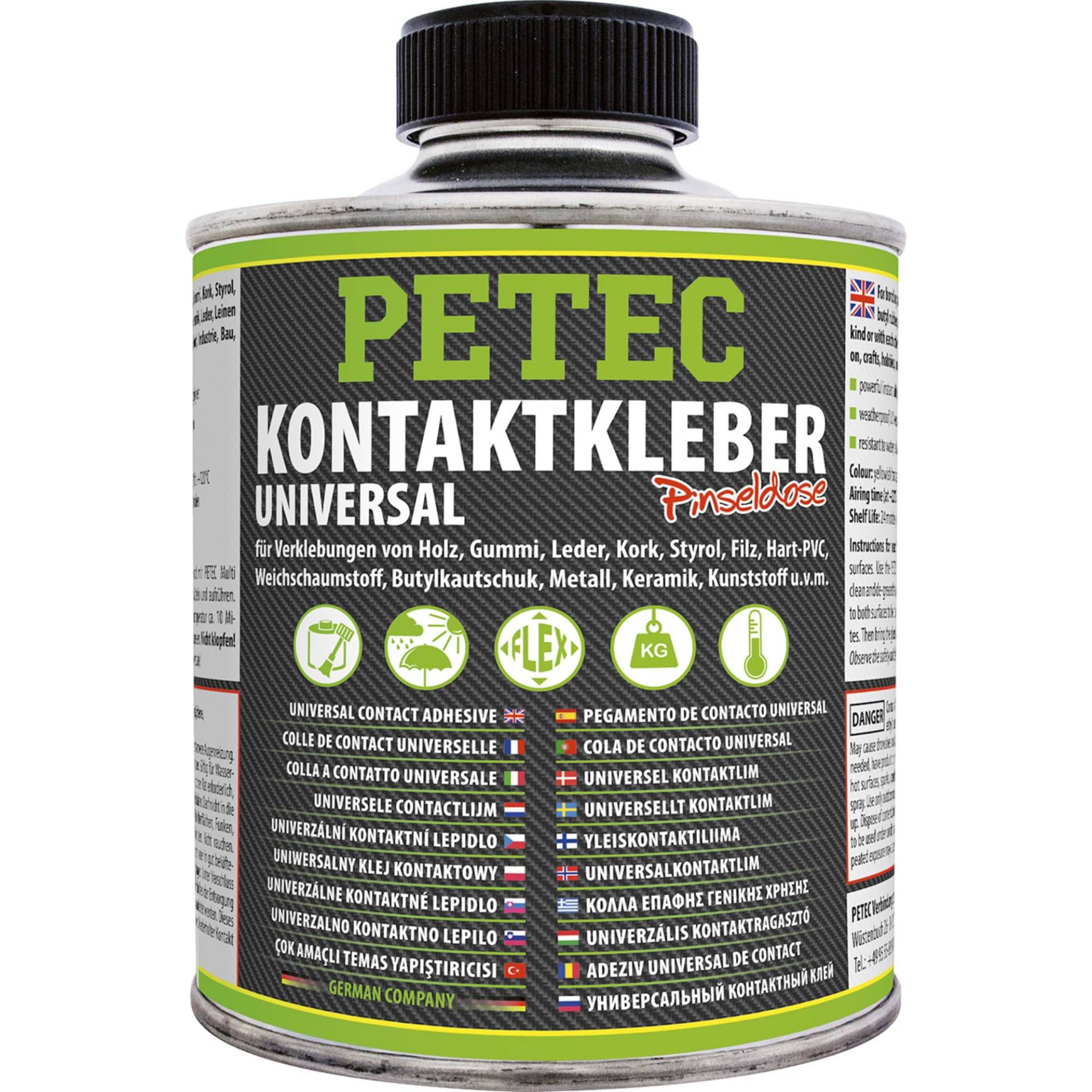 PETEC Kontaktkleber 350 ml Pinseldose - 93935 PETEC Kontaktkleber 350 ml Pinseldose - 93935 von PETEC