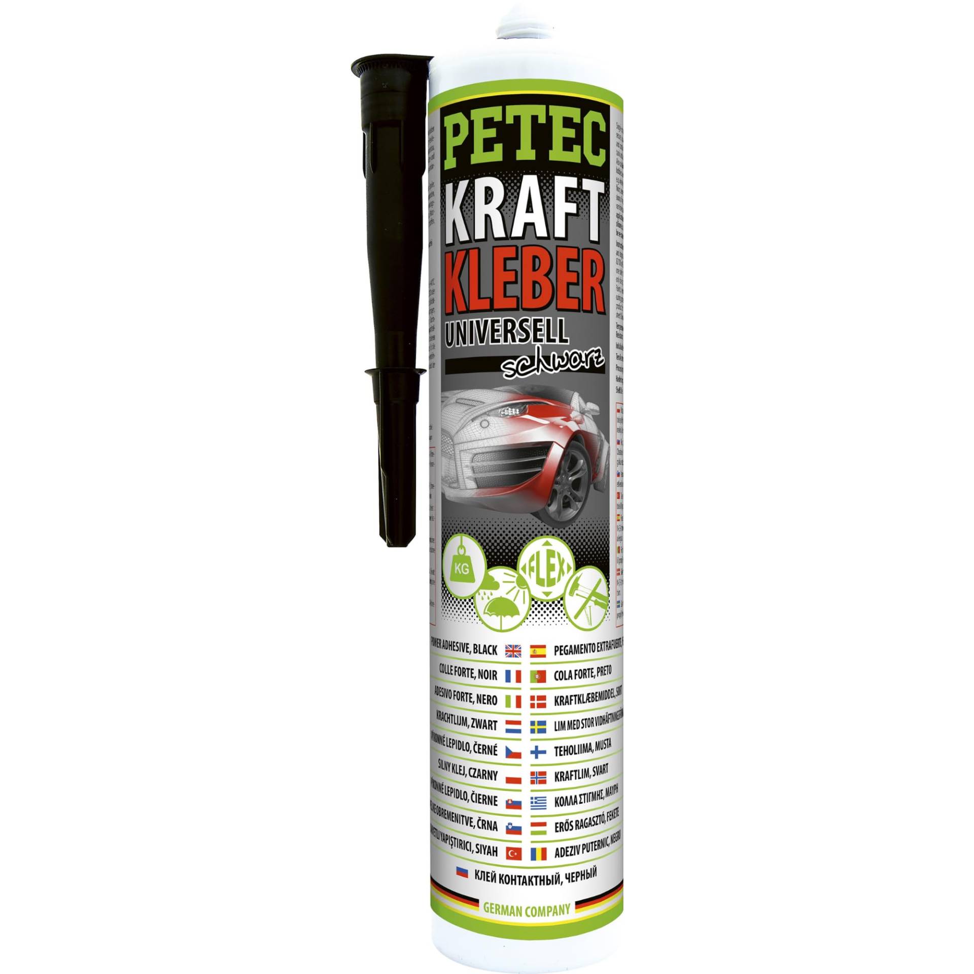PETEC Kraftkleber, universell & stark 290 ml Kartusche schwarz - 94229 PETEC Kraftkleber, universell & stark 290 ml Kartusche schwarz - 94229 von PETEC