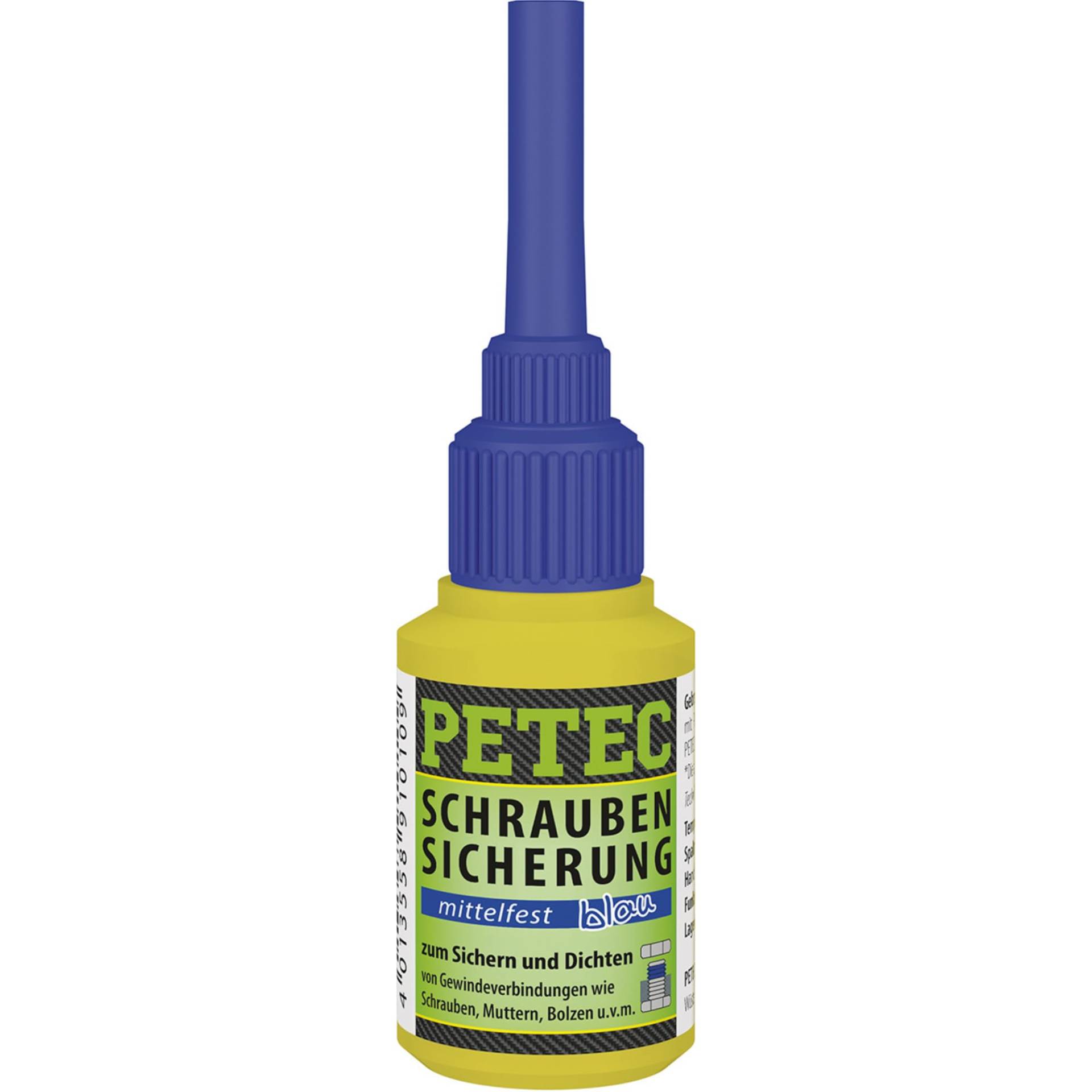 PETEC Schraubensicherung Mittelfest blau 10g. Schrauben Kleber zum Sichern und Dichten. Starker Klebstoff Schraubenkleber für Muttern, Bolzen und Gewindegrößen bis M36. 91010 PETEC Schraubensicherung Mittelfest blau 10g. Schrauben Kleber zum Sichern und Dichten. Starker Klebstoff Schraubenkleber für Muttern, Bolzen und Gewindegrößen bis M36. 91010 von PETEC