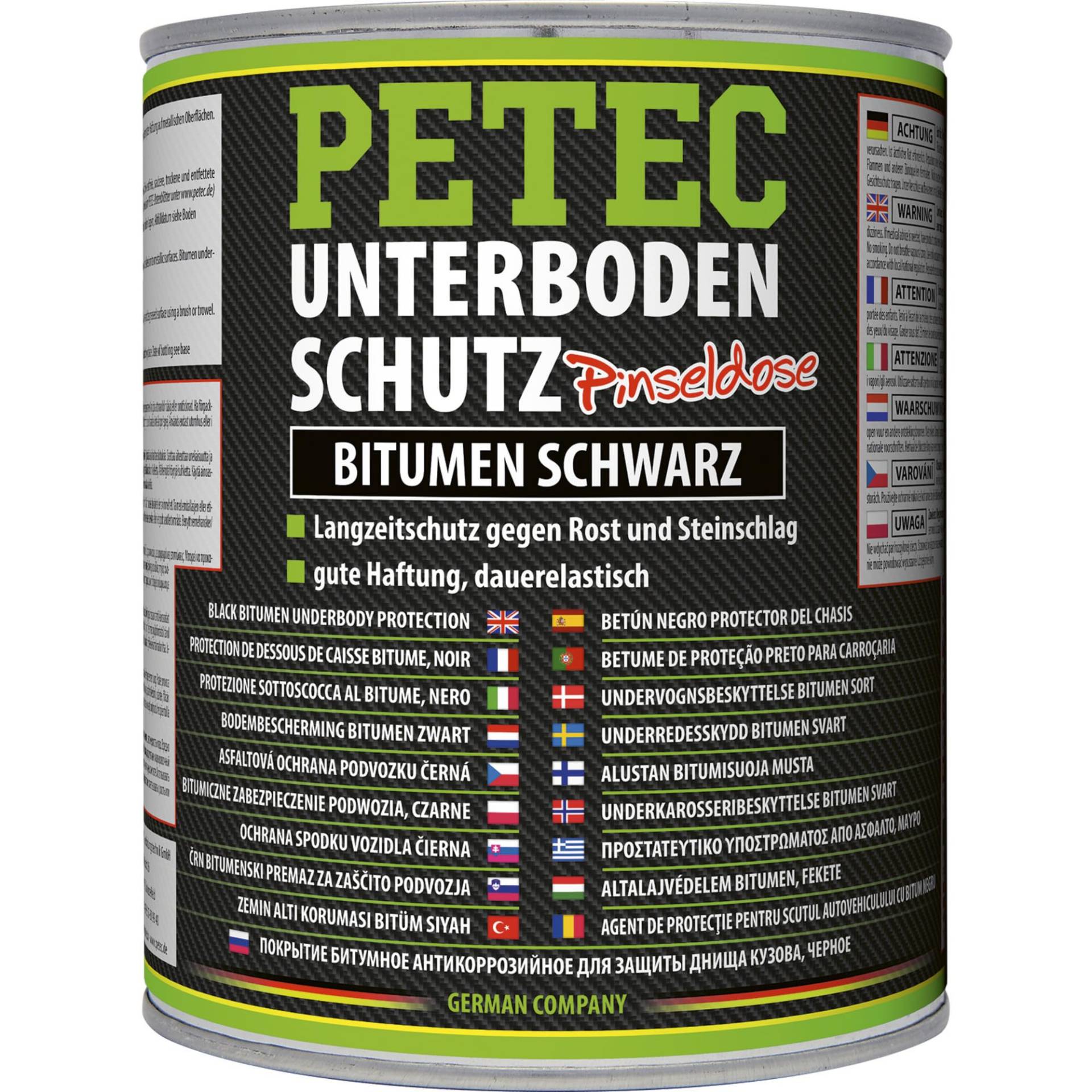 PETEC Unterbodenschutz Bitumen Pinseldose 1000 ml - 73100 PETEC Unterbodenschutz Bitumen Pinseldose 1000 ml - 73100 von PETEC