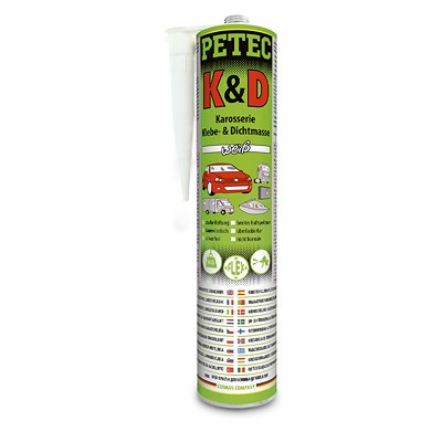 Petec 1x 310ml K&D Karosserie Klebe- u. Dichtmasse weiß [Hersteller-Nr. 94530] von PETEC