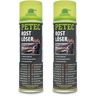 Petec 2x 500 ml Rostlöser MoS2 Spray von PETEC