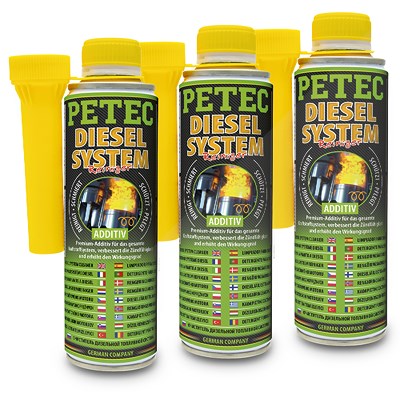 Petec 3x 300 ml Dieselsystemreiniger [Hersteller-Nr. 80650] von PETEC