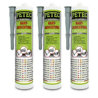 Petec 3x 310ml Multifunktionelle Nahtabdichtung [Hersteller-Nr. 94131] von PETEC