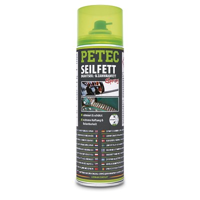 Petec 500 ml Seilfett, Drahtseil- & Zahnradfett Spray von PETEC