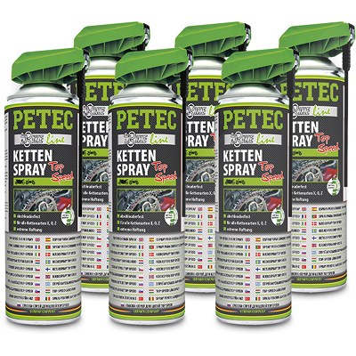 Petec 6x 500 ml Kettenspray von PETEC