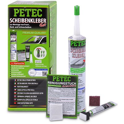 Petec Scheibenkleber-Set 310ml Kartusche [Hersteller-Nr. 83333] von PETEC