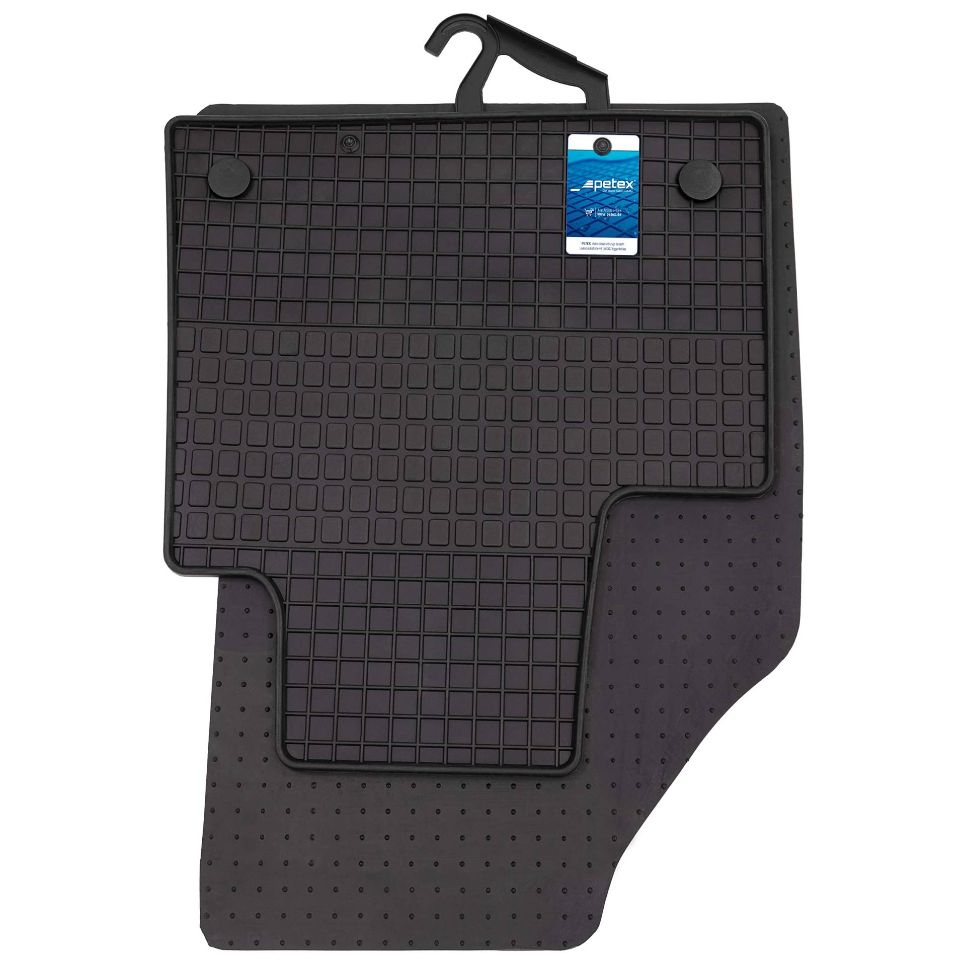 PETEX Gummimatten passend für Citan (W415) ab 10/2012 Fußmatten schwarz 2-teilig Passform von PETEX