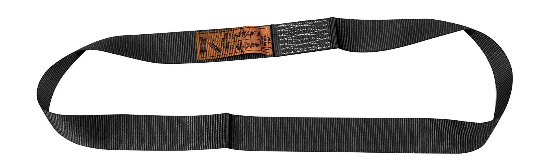 PETEX 47100004 Einweg-Hebeband WLL 750 kg, Länge 0.75 m, Umfang 1.5 m, Breite 48 mm, Schwarz, 1 Stück PETEX 47100004 Einweg-Hebeband WLL 750 kg, Länge 0.75 m, Umfang 1.5 m, Breite 48 mm, Schwarz, 1 Stück von PETEX