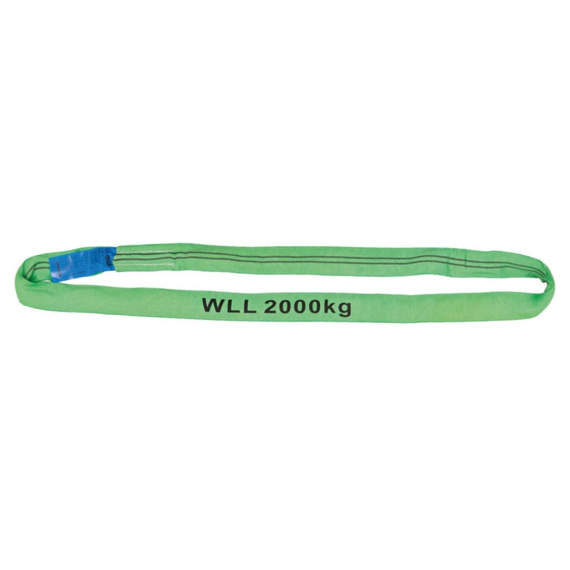 PETEX Rundschlinge, WLL Tragkraft: 2000 kg, Länge 1,5 m, Umfang 3 m, nach DIN EN 1492-2, Grün PETEX Rundschlinge, WLL Tragkraft: 2000 kg, Länge 1,5 m, Umfang 3 m, nach DIN EN 1492-2, Grün von PETEX