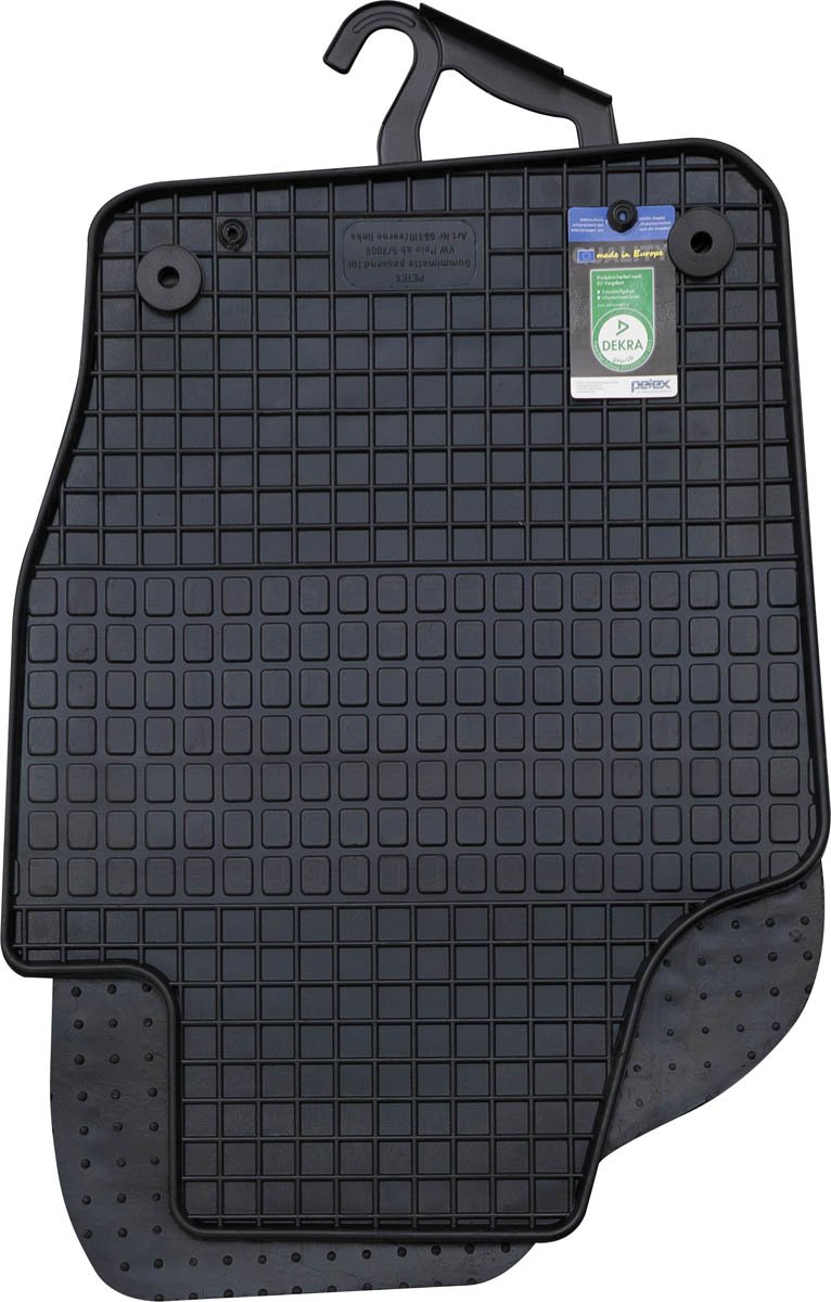 PETEX Gummimatten passend für Polo ab 06/2009-09/2017 / Cross Polo ab 2010-09/2017 Fußmatten schwarz 4-teilig PETEX Gummimatten passend für Polo ab 06/2009-09/2017 / Cross Polo ab 2010-09/2017 Fußmatten schwarz 4-teilig von PETEX