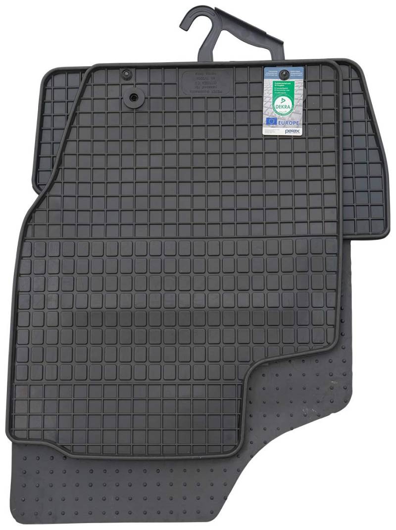 PETEX Gummimatten passend für C4 ab 11/2004-10/2010 Fußmatten schwarz 4-teilig von PETEX