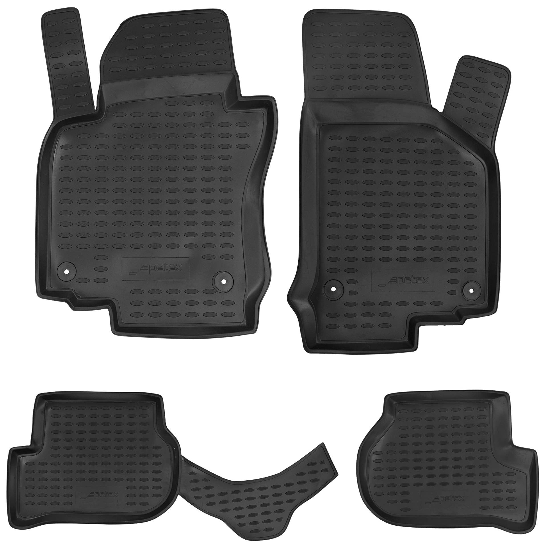 PETEX AWM61110 3D Allwettermatten Passform Satz schwarz 4-teilig PETEX AWM61110 3D Allwettermatten Passform Satz schwarz 4-teilig von PETEX