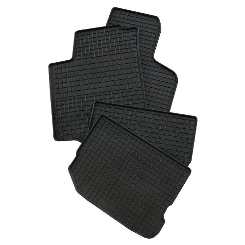 PETEX Gummimatten passend für 4008 ab 05/2012 Fußmatten schwarz 4-teilig von PETEX